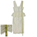 Robert Rodriguez  Peplum Lace Dress - Ivory - 0 Photo 2
