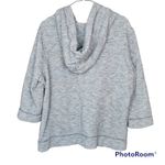 Aerie  Woman’s Grey Hooded Dolman 3/4 Sleeved Casual Jacket Size XL Photo 4