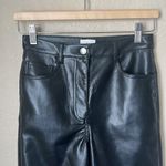 Wilfred  black faux leather cropped pants Photo 3