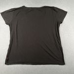 Levi's Shirt Womens Large Black V Neck Short Sleeve Casual Tee Made In Turkey Photo 5