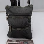 LeSportsac  Crossbody Bag Dark Gray Nylon Multi Zip Pouch Set Women Photo 5