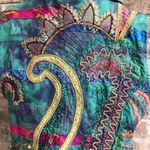 Chico's Retro Vest Boho Artsy Festive Embroidered Photo 3