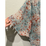 Urban Outfitters STARING AT STARS Floral Boho Button Down Blouse Photo 2