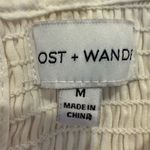 Lost + Wander Women's White Mykonos Mini Dress Size M Short Sleeve Photo 8