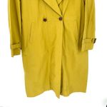 Soft Surroundings  Longline Lemon Grass Bright Trench Coat Photo 4