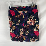 Loft Ann Taylor Floral Pencil Skirt 4P Photo 2