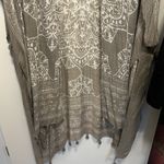 Lulus  Sun Daze Grey Print Cover-Up One Size Photo 7