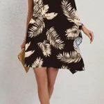 Black and Cream Halter Sundress for Resort Wear Photo 0