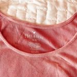 American Eagle Ribbed Pink Tie Dye Lace Up Side Tank Top Size XS Photo 2