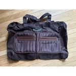 TRAVELER Brown Textured Zipper Pouch Bag 6.5"x6.75" Photo 6