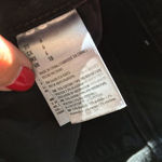 American Eagle  Shortie‎ Shorts Black Embroidered Floral Denim Jeans Women Photo 4