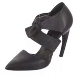 Proenza Schouler  Black Women's heel studded genuine leather Shoes Sz38.5/US7-7.5 Photo 1