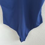 Free People  Intimately Offline Bodysuit Scoop Back Nylon Spandex Deep Blue S Photo 4