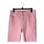 Lilly Pulitzer Jeans Women 8 Pink South Ocean High Rise Calla Fringe Hem Preppy Photo 3