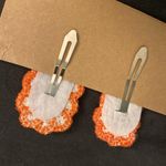 Romwe  Anime 2pcs Floral Embroidery Hair Clip - 255 Photo 2