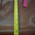 Coach  Pebble Leather Kelsey Satchel Purse; excellent condition Photo 11