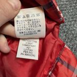 Lands' End  Red Plaid Down Puffer Coat Jacket Women's Small 6/8 Photo 5