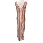 ZARA  TRF Sleeveless Striped Printed Multicolor w/ Side Slits Maxi Dress Size M Photo 6