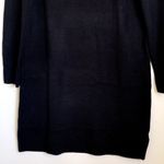 J.Crew NEW Extra Soft Mockneck Wool Blend Sweater Dress in Black Photo 4