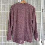 Woolly Threads NWT  long sleeve sweater in Heather maroon reverse loop Large Photo 8