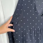 Maje  • Laone embroidered blouse top v-neck black crepe star print Photo 6