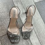 Tahari  Dannika Size 7.5 Snakeprint Heels. Photo 2