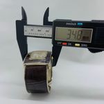 Ladies 35mm cuff bracelet watch gold tone dial size 6” runs Photo 5