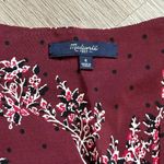 Madewell Silk Lassi Flower Popover Long Sleeve Mini Dress in Purple E9466 Size 4 Photo 5