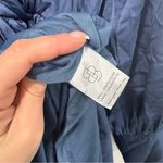 Baltic Born  Blue Satin Jenna Long Sleeve Wrap Maxi Dress L Photo 5