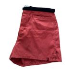 Royal Robbins hiking outdoor travel shorts red- orange color size 10 Photo 6