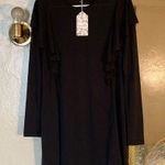 Honey Belle NWT Sheer Linen Ruffle Tunic Long sleeve Peasant Blouse Size M/L Photo 0