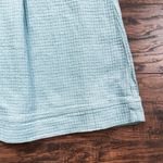 Piper & Scoot  • peasant dress aqua seafoam blue waffle cotton babydoll ruffle Photo 7