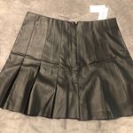 Boutique Black Faux Leather Mini Skirt Photo 2