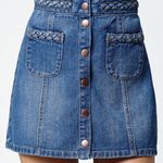 Kendall + Kylie Button down denim skirt worn and hand washed once Photo 0