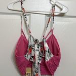 Madden Nyc Juniors’ Pink Crochet Trim Top Photo 7