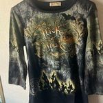 Blue canyon Halloween Graphic Long Sleeve Top medium Black Photo 0