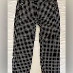 Soho Apparel Black and White Floral Beachy Patterned Pants Photo 0