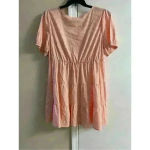 Morgan Taylor  NWT Peach Gingham Print Knee Length Dress, Size 2X.‎ Photo 3