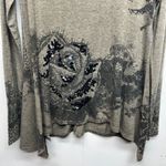 Miss Me Y2K Vintage Womens Cardigan Large Bohemian Fairygoth Whimsygoth Grunge Photo 7