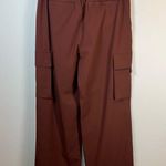 Fabletics Women’s Heights Cargo Pants Sepia Brown Baggy Wide Hiking Trail Medium Photo 9
