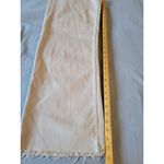 ZARA  Women's Baggy Wide Leg Jeans High Rise Capri Frayed Stretch Size 6 Photo 6