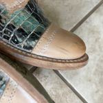 Freebird MABEL Women's Beige Snake Print Leather Lace Up Oxford Shoes Size 5 Tan Photo 3