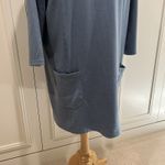 NorthStyle 1/4 Zip Knit Dress Blue Pockets Comfy Classic Athleisure Lounge Size XL Photo 2