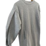 Ann Mashburn Carminia Sweatshirt Midi Dress Grey Marine Fleece Size Small Photo 9
