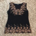 Karen Kane  Y2K embroidered floral tank top Photo 0
