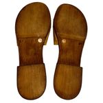 Seychelles  Marine Layer Suede Mustard Wood Sandals Slip Ons 6.5 New Photo 4