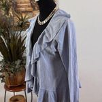 Chadwick's Chadwick’s Women Ruffled Cardigan Open Sweater Size Medium Long Sleeve Ruffle Photo 1