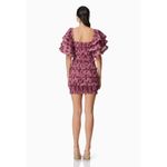 Elliatt  Monica Ruffled Mini Dress in Purple Photo 2