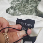 Lucy Paris  White Ruffled Off The Shoulder Blouse Photo 3