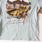 Ford Mustang Desert Graphic Tee Blue Size M Photo 2